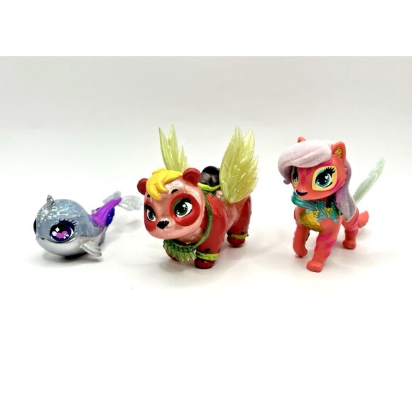 Hatchimals Pixies Riders Glider Figure Lot of 3 Tigrette, Shimmer Narwhal, Pando - Picture 1 of 15